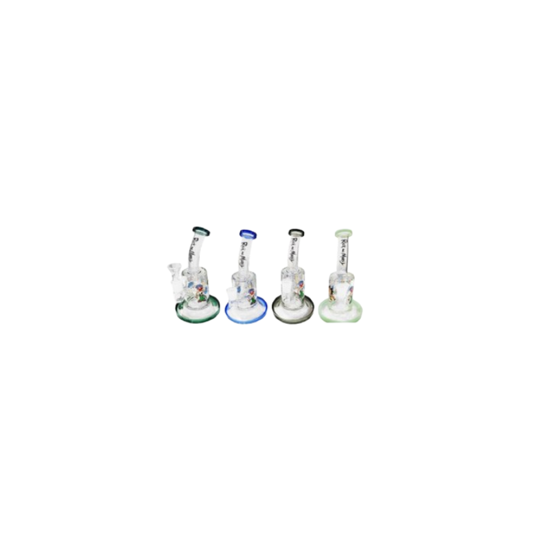 BONG VIDRIO RICK AND MORTY 16CM LOZ0052