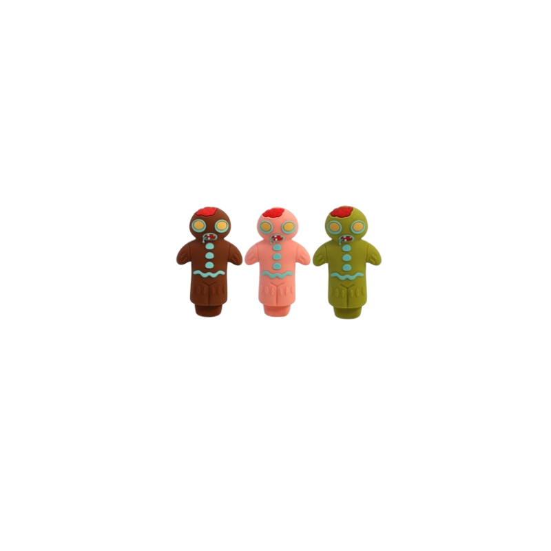 PIPA SILICONA THE GINGERBREAD MAN 8CM H438