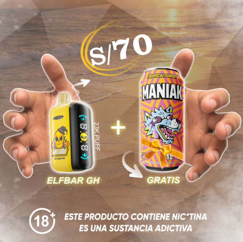 ELFBAR 35K PUFF + MANIAK SABORES